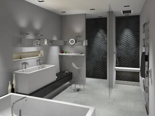 "Trog", LUTHER BAD LUTHER BAD Modern style bathrooms Wood Wood effect