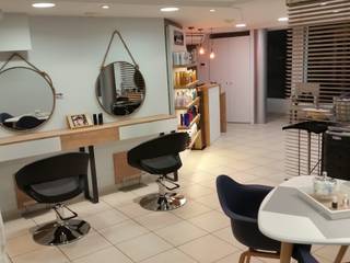 salon de coiffure rénové, Backhome Backhome 상업공간