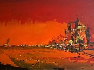 Avail “Dawn” Abstract Art by Dnyaneshwar Dhavale, Indian Art Ideas Indian Art Ideas ArtworkPictures & paintings