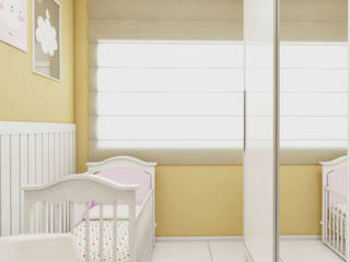 Quarto B, Yasmin Giese Arquitetura e Interiores Yasmin Giese Arquitetura e Interiores Baby room Wood-Plastic Composite