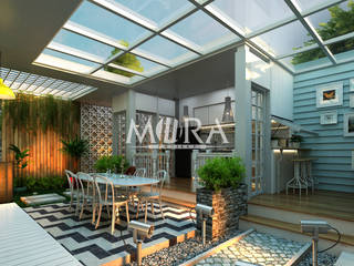 Renovasi Rumah Pribadi Surabaya, Maxima Studio Medan Interior Design & Arsitek Maxima Studio Medan Interior Design & Arsitek Küchenzeile