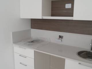 Reforma Departamento, NG Estudio NG Estudio Built-in kitchens سرامک