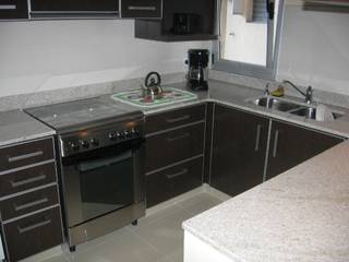 Departamento Villa Urquiza, NG Estudio NG Estudio Kitchen units Bricks