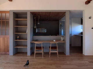 shigaraki house renovation, ALTS DESIGN OFFICE ALTS DESIGN OFFICE Rustic style dining room Wood Wood effect