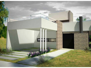 CASA AsriO, SINERGIA Architectural Design SINERGIA Architectural Design Casas modernas: Ideas, imágenes y decoración