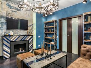 Оперный лофт, Школа Ремонта Школа Ремонта Industriële woonkamers