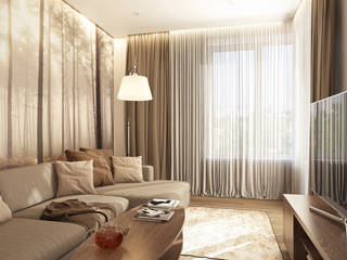 Солнечные струны, Artichok Design Artichok Design Modern Living Room Beige
