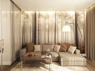 Солнечные струны, Artichok Design Artichok Design Modern living room Beige