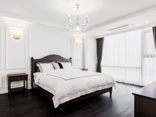 목동 하이페리온 183㎡ 56PY, wid design 위드디자인 wid design 위드디자인 Classic style bedroom