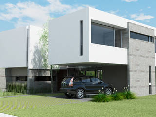 Casa R-R, Estudio D3B Arquitectos Estudio D3B Arquitectos 일세대용 주택 콘크리트