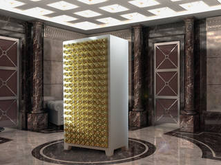 Timesafe secret cabinet, J A NP A U L J A NP A U L Moderne Wohnzimmer Metall