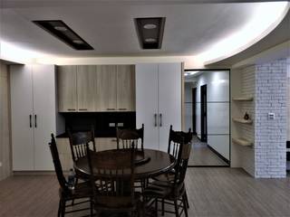 清質暖居, 喬克諾空間設計 喬克諾空間設計 Phòng ăn phong cách chiết trung