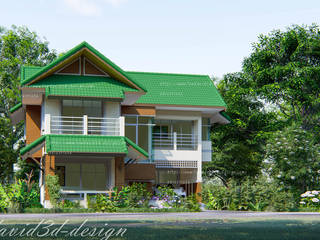 แบบบ้านต้นแสง, fewdavid3d-design fewdavid3d-design บ้านและที่อยู่อาศัย