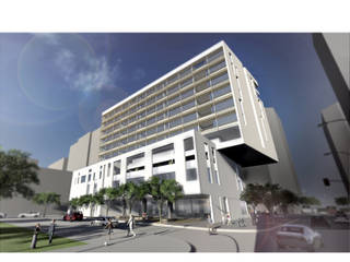 Hotel AC, Estudio D3B Arquitectos Estudio D3B Arquitectos Commercial spaces Bê tông