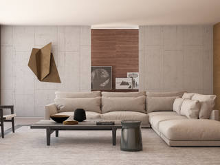 livingroom, olivia Sciuto olivia Sciuto Ruang Keluarga Modern