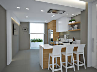 Apartment D, olivia Sciuto olivia Sciuto Modern kitchen