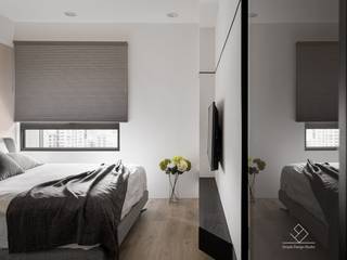 主臥室設計 極簡室內設計 Simple Design Studio Scandinavian style bedroom