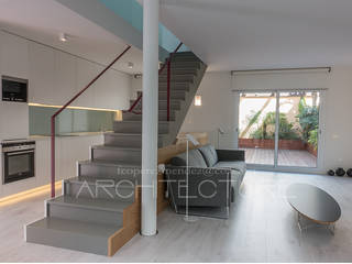 Reforma Integral de Vivienda en Duplex, FPM Arquitectura FPM Arquitectura Scale Marmo