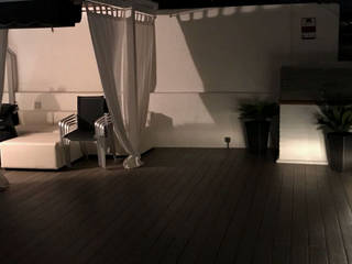 atico Eixample Barcelona, ecojardí ecojardí Modern balcony, veranda & terrace Wood-Plastic Composite