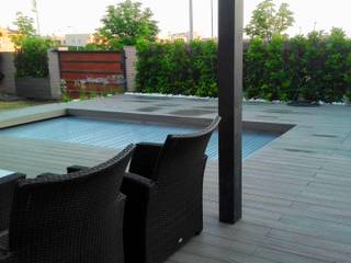 Piscina Tarragona, ecojardí ecojardí Garden Pool Wood-Plastic Composite
