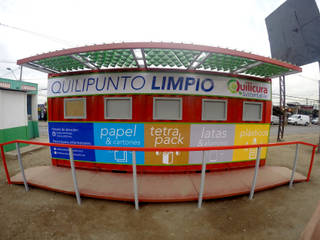 Punto Limpio Quilicura, Tetralux Arquitectos Tetralux Arquitectos 미니멀리스트 와인 저장고