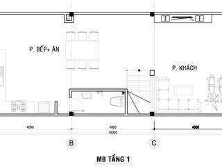 Nhà Phố 3 Tầng 80m2 Đẹp Chỉ Với 1,2 Tỷ Tại Bình Tân, Công ty TNHH TK XD Song Phát Công ty TNHH TK XD Song Phát منزل عائلي صغير النحاس / برونزية / نحاس