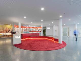 Sparkasse (Regensburg): a modern, sustainable idea, using KRION in its new installations, KRION® Porcelanosa Solid Surface KRION® Porcelanosa Solid Surface Commercial spaces