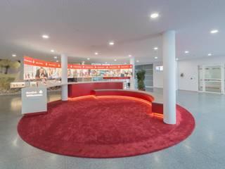 Sparkasse (Regensburg): a modern, sustainable idea, using KRION in its new installations, KRION® Porcelanosa Solid Surface KRION® Porcelanosa Solid Surface Espacios comerciales