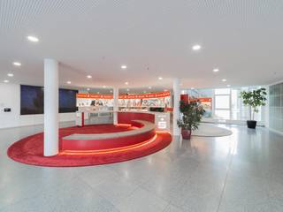 Sparkasse (Regensburg): a modern, sustainable idea, using KRION in its new installations, KRION® Porcelanosa Solid Surface KRION® Porcelanosa Solid Surface 商業空間