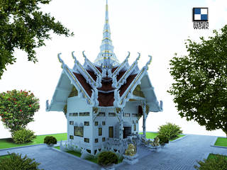 design temple, walkinterior design walkinterior design Nhà phong cách châu Á