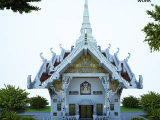 design temple, walkinterior design walkinterior design Nhà phong cách châu Á