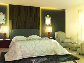 Apartment, Jubilee Hills, Saloni Narayankar Interiors Saloni Narayankar Interiors Modern Bedroom