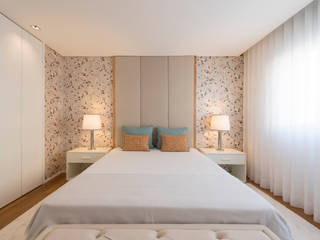 White, Fresh & Fun, Filipa Cunha Interiores Filipa Cunha Interiores Modern Bedroom Orange