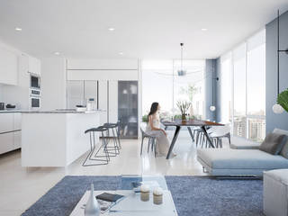 Apartamento de lujo , Homeshopper Homeshopper Comedores de estilo moderno