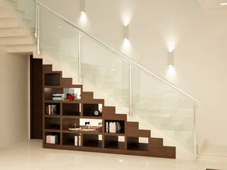 Stairs open display and storage homify 樓梯