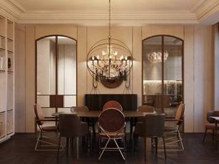 Appartement Privé, Studio Elodie Goddard Studio Elodie Goddard Modern dining room Copper/Bronze/Brass