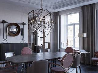 Appartement Privé, Studio Elodie Goddard Studio Elodie Goddard Modern dining room Wood Wood effect