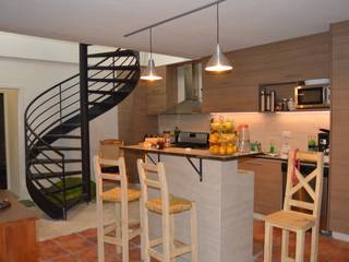 Reforma en Once, Buenos Aires, Sinapsis Estudio Sinapsis Estudio 모던스타일 다이닝 룸