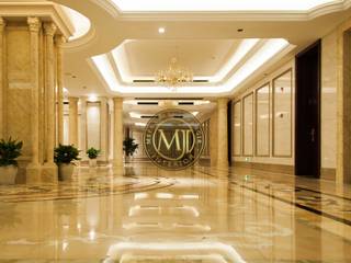 Project , Interior Designing by MJI Interior Designing by MJI Modern corridor, hallway & stairs