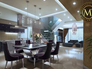 Project , Interior Designing by MJI Interior Designing by MJI Modern dining room