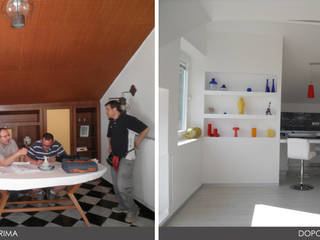 Mansarda al mare, ArchiDesign LAB ArchiDesign LAB Modern living room