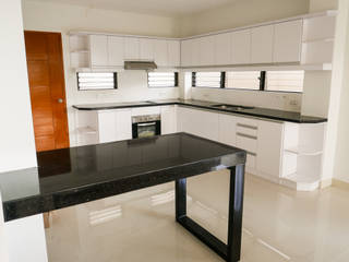 Black Galaxy Granite Kitchen Countertop at Cebu Royal Estates, Stone Depot Stone Depot Cocinas modernas