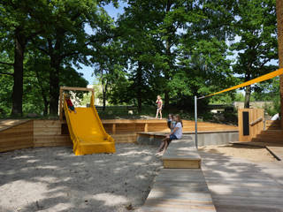 Freianlagen Kindertagestätte Sinneswandel, 100landschaftsarchitektur 100landschaftsarchitektur Eclectic style garden