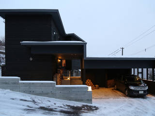 la coine, 株式会社 ATELIER O2 株式会社 ATELIER O2 Wooden houses Wood Wood effect