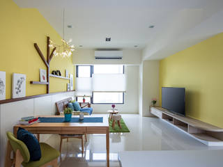 moon yellow, 澄月室內設計 澄月室內設計 Living room