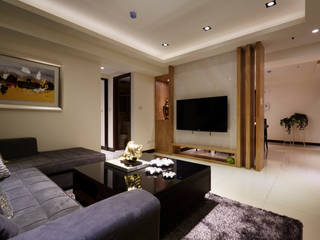 低調奢華佈局，雋永大器享靜謐, 雅和室內設計 雅和室內設計 Modern living room