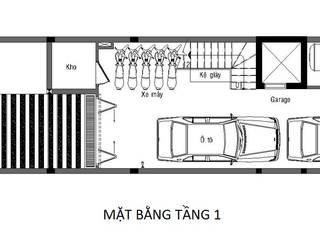 Ngắm Nhìn Nhà Phố 4 Tầng 4x15m Đẹp Vạn Người Mê, Công ty TNHH TK XD Song Phát Công ty TNHH TK XD Song Phát Casas unifamiliares Cobre/Bronce/Latón