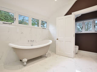 Case Study: Jersey Farmhouse, Berkshire, BathroomsByDesign Retail Ltd BathroomsByDesign Retail Ltd Baños de estilo moderno