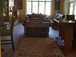 Red Oak with Rubio Monocoat finish, Shine Star Flooring Shine Star Flooring Classic style living room