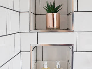 Fulthorpe Road - Main Bathroom, Brass & Rose Interiors Brass & Rose Interiors Eclectic style bathroom Tiles